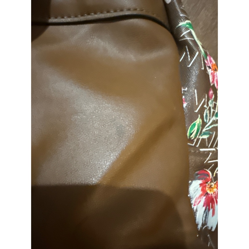 Small Nine West floral purse backpack. Minor flaw on back in pictures. - Picture 7 of 8
